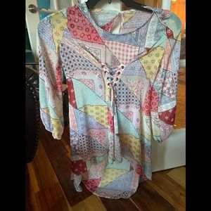 Like new girls chiffon hi low dress sz 7/8